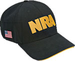 Wear a baseball cap when shooting handguns. The NRA hat is additional protection on the shooting range.