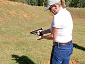 Paladin Services teaches women effective gun handling for self defense in greater Columbia, SC.
