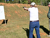 Women personal gun training with Paladin Services produces results.