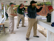 Dry pointing at the target in flight develops shotgun skills.