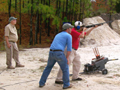 The coach and pupil technique increases shotgun shooting skills in both people.