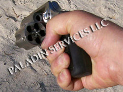 NRA gun safety rule 3: Always keep the gun unloaded until ready to use. This Ruger SP-101 revolver (a popular carry revolver) has five chambers, each of which is visibly unloaded. NRA gun safety rule 3: Always keep the gun unloaded until ready to use. This Ruger SP-101 revolver has five chambers, each of which is unloaded. The Ruger SP-101 is a popular carry gun.