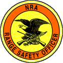 NRA Range Safety Officers who wear this emblem help keep you safe.